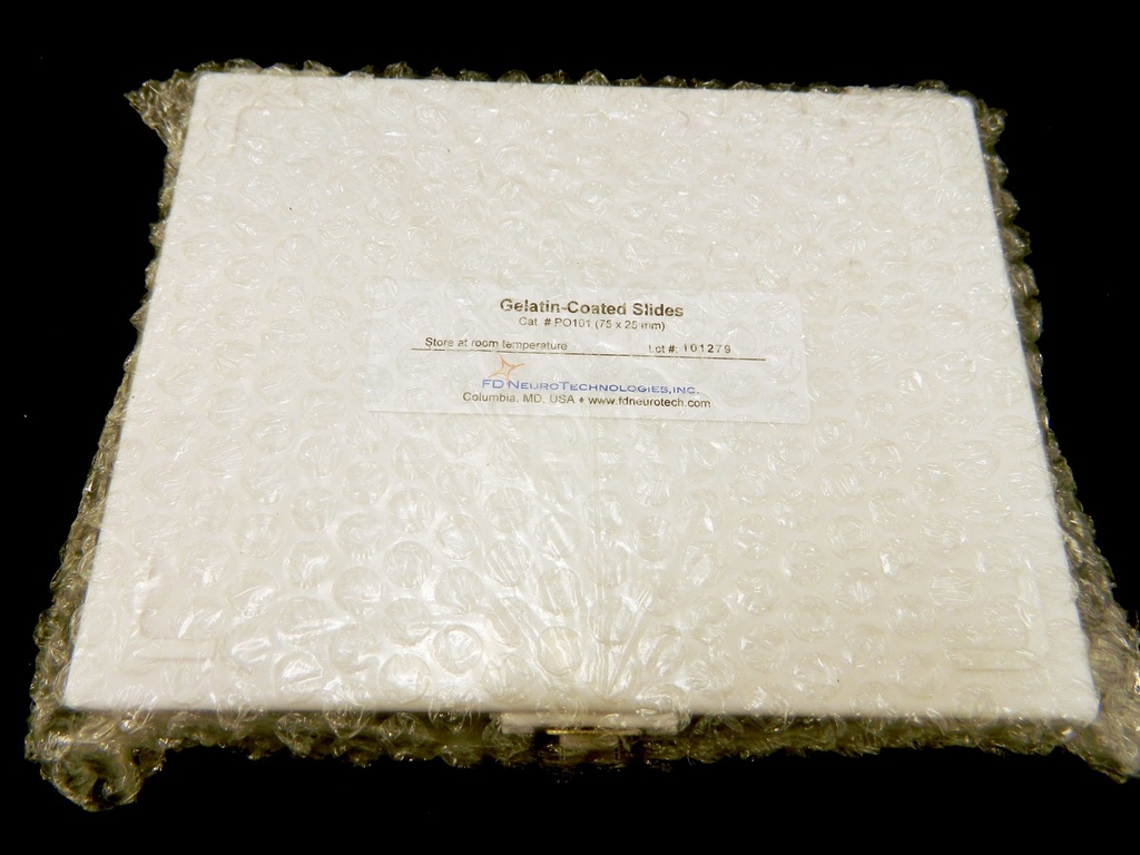 Gelatin-Coated Microscope Slides (75X50 Mm)